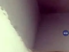 Sexy Teen Girlfriend Feels Pleasure Massaging Her Big Tits With Passion