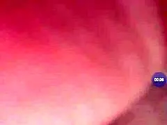 Sexy Teen Girlfriend Feels Pleasure Massaging Her Big Tits With Passion