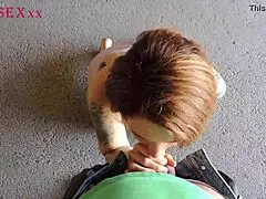 Hot Milf Blows On Street