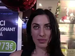 Italian Sabrina wants a thick French cock. Can she handle the European heat?