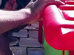 Blonde MILF Vicky Sucks And Swallows In Croatia