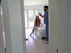 Pale skinned cougar stepmom fucks her secret lover in taboo encounter