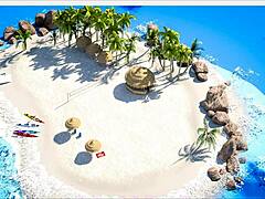 Sol, varme piger og strandsex med dukker i Doll City Del 9