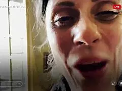 Perverse Family Live - Lina's Hairy Cunt in Kinky Livestream Replay