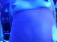 Is This Latina Mommy Riding Hard At Neon Party?