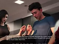 Brunette MILF Teacher's Foot Fetish