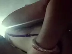 Indian milf passionately uses dildo on webcam