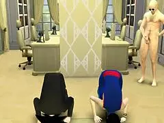 dragon ball porn makes bulma, chichi, no. 18, and videl feel enslaved in emotional hentai wedding