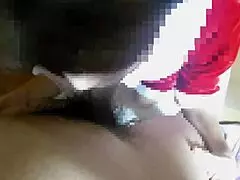 Japanese Milf Housewife In Miniskirt Santa Gives Sloppy Thick Blowjob