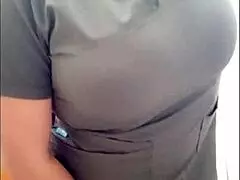 Brunette Dances Naked for Boss, Nurse Friend Joins Slutty Fun?