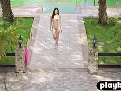 I posed as a beautiful natural milf hilary c outdoors showing off my perfect ass