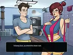 milf punishes burglar with deep 69 in vault