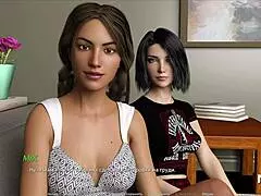 Brunette Feels Intense Emotions In Hot Shower