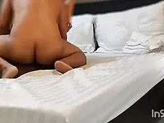 I say, 'Asian hot milf, let's have sex in this hotel room with cumshot'