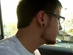 Bearded dude picks up a milf and fucks her on the couch with horny cock doggystyle.