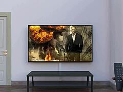 Min kåte romkamerat går bananas med monsterkuk i vill trekant 😏