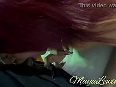 Redhead mature shows she’s the boss at deepthroating big black cock. Her close-up oral skills are unmatched.