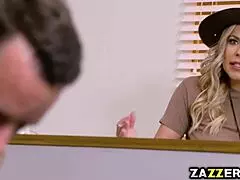 Justin hunt drills the drill sergeant's pussy with his monster cock.