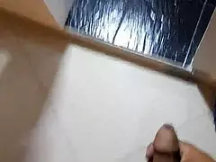 i watched nora milf give a blowjob in the bathroom and got so horny i fucked her hard