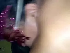 Intensely taking cum from blowjob, deepthroat, and anal with big tits and hairy pussy