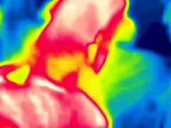 fucking with thermal in a wild outdoor session
