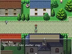 Hrdina šuká milfku a dceru najednou v Geezer Hero RPG část 5