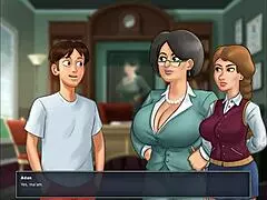 Summertime Saga part 01 with hentai milfs