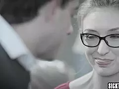 Petite blonde milf gets fucked hard by a random stranger