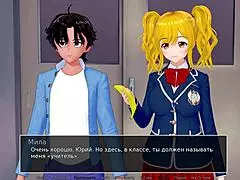 Hey, ready for sexy gameplay in HS Tutor Part 7 with big tits?