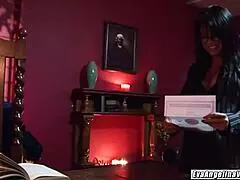 My big tits secretary Eva Angelina seduces me after work in the office