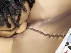 black step son fucks hot milf with glasses - karina fox