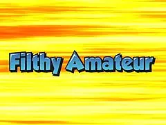 Patty bangs her teen 18+ slave in BDSM group with strapon double penetration and squirting.