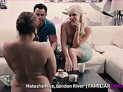 London River และ Natasha Nice โดนล่อลวงในชีวิตแต่งงานเปิดโดย Seth Gamble