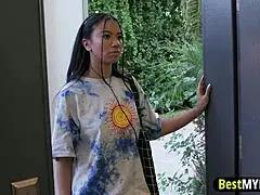 perverted milf reunites with old girlfriend strips naked and dives into pussy eating 😈