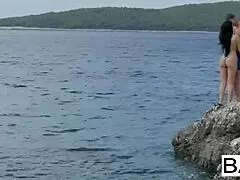 Taissia and Kristof Cale in elegant anal play scene.