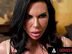 How Does Busty Milf Piper Press Handle Stepson's Deepthroat and Titty Action?