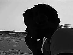 Naked milf blows and cums in garage hardcore scene