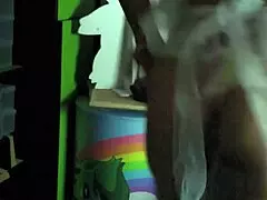 latina milf dances nicely with her big ass.