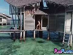 gorgeous olivia preston posing by the sea... stunning! 🌊