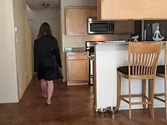 Help this dude with wet hairy pussy and blowjob