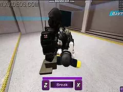 Whoreblox Game's Gangbang Moment: Intense Banging Leading To Cumshot