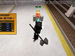 Whoreblox Game's Gangbang Moment: Intense Banging Leading To Cumshot