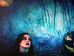 when you give a demon head in halloween costume