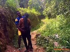 Wild Sex with Wife on Busy Village Road.