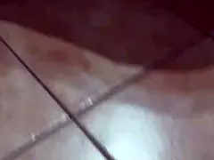 I surprise my wife fucking a fake cock with toys and big ass