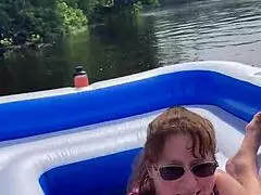 Watch this milf deliver an explosive outdoor blowjob with her big natural tits!