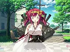 Pretty girl with big boobs experiences funny moment and battle in her love time