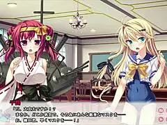 Pretty girl with big boobs experiences funny moment and battle in her love time