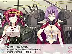 Pretty girl with big boobs experiences funny moment and battle in her love time