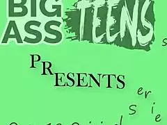 Babe sucks and swallows cock, greedy blonde with green eyes gets ass penetrated and pussy creampie